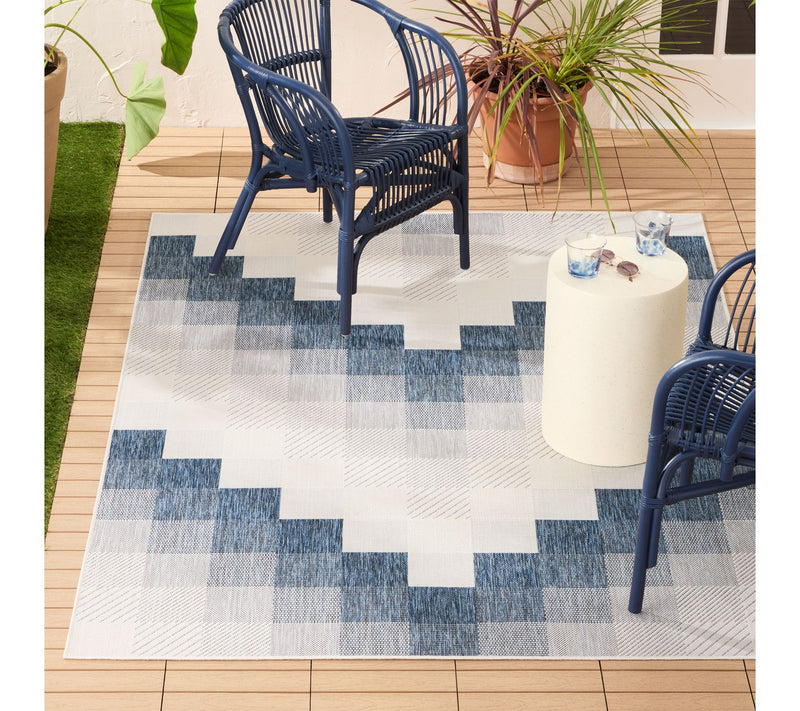 NMNY Patio Country Ombre Chevron 9x12 Indoor/Outdoor Rug — View 2