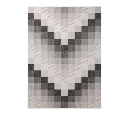 NMNY Patio Country Ombre Chevron 5x7 Indoor/Outdoor Rug