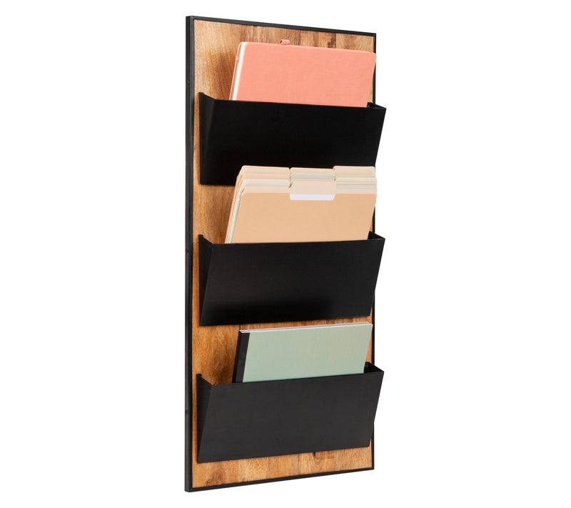 Mind Reader 3-Tier Wall-Mounted File Organizer — Main view
