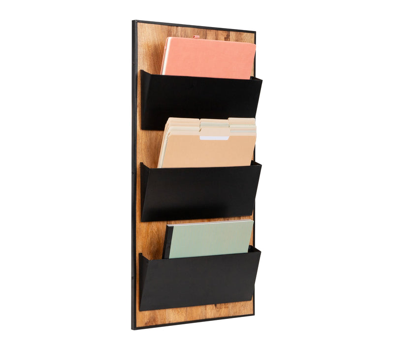 Mind Reader 3-Tier Wall-Mounted File Organizer — View 10