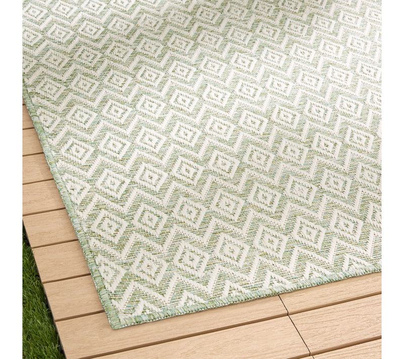 NMNY Corin Small Diamonds 8x10 Indoor/Outdoor R ug — View 3