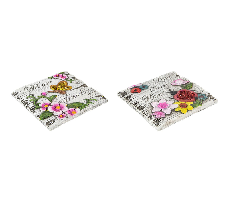 Northlight Set of 2 Sentiment Garden Stones 7" — View 4