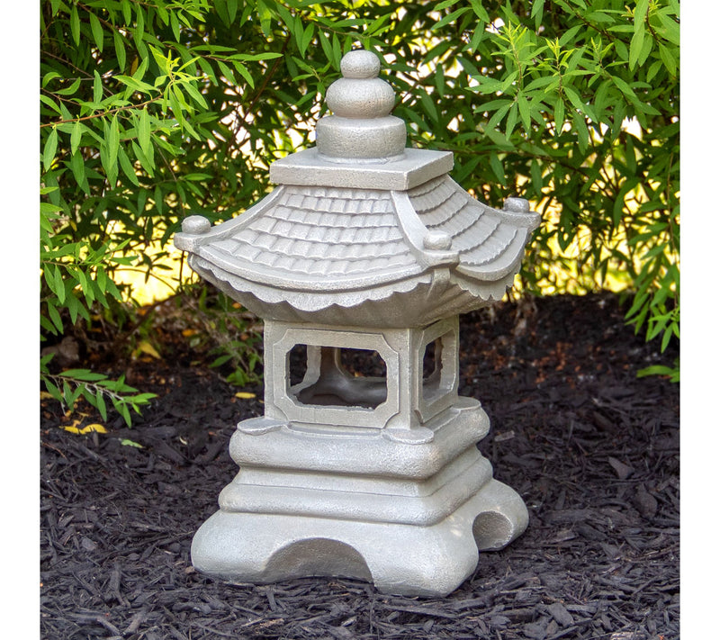 Northlight 13.5" Dark Gray Pagoda Outdoor Garden Statue — View 2