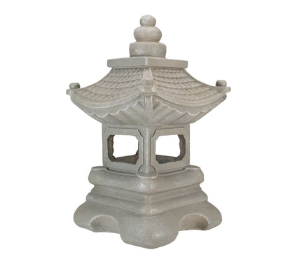 Northlight 13.5" Dark Gray Pagoda Outdoor Garden Statue