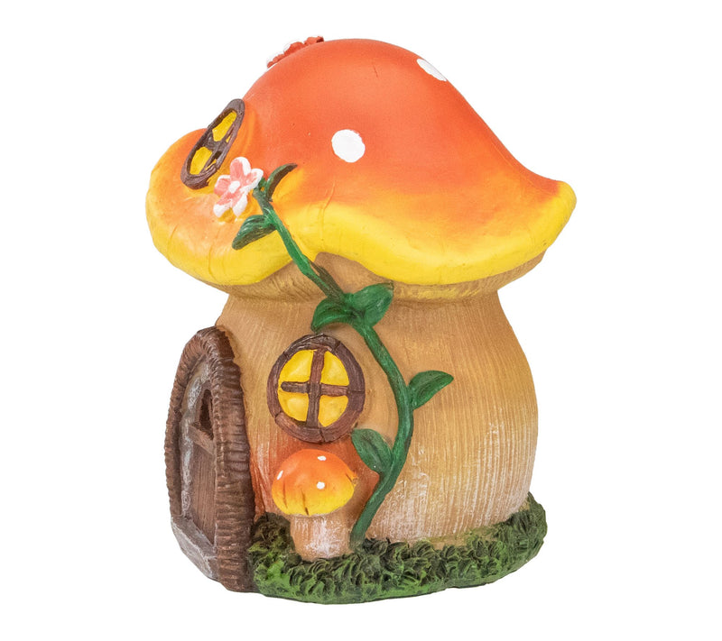 Northlight 6.25" Mushroom House Outdoor Garden Statue — View 5