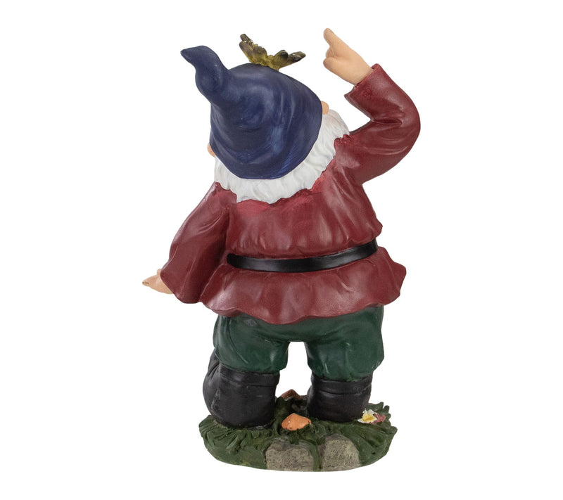 Northlight 11.25" Gnome with Butterfly Garden Statue — View 3