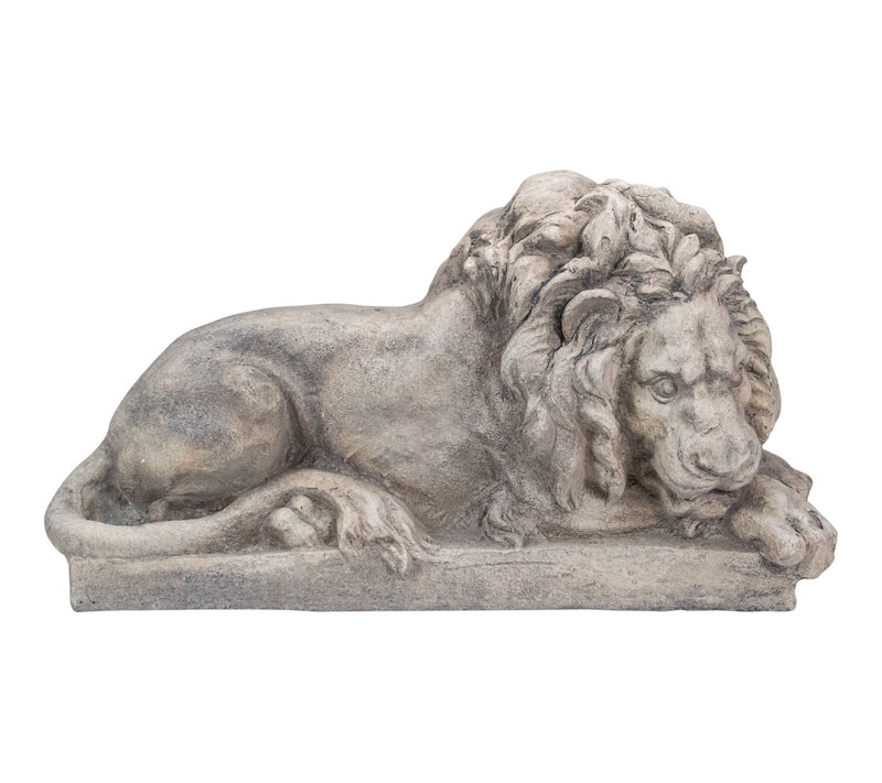 Northlight 22.5" Gray Lying Down Lion Outdoor Garden Statue — View 6