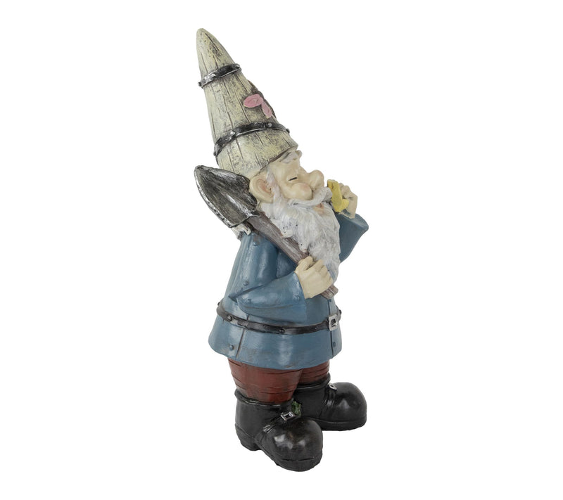 Northlight Gnome Outdoor Garden Statue 15.25" — View 3