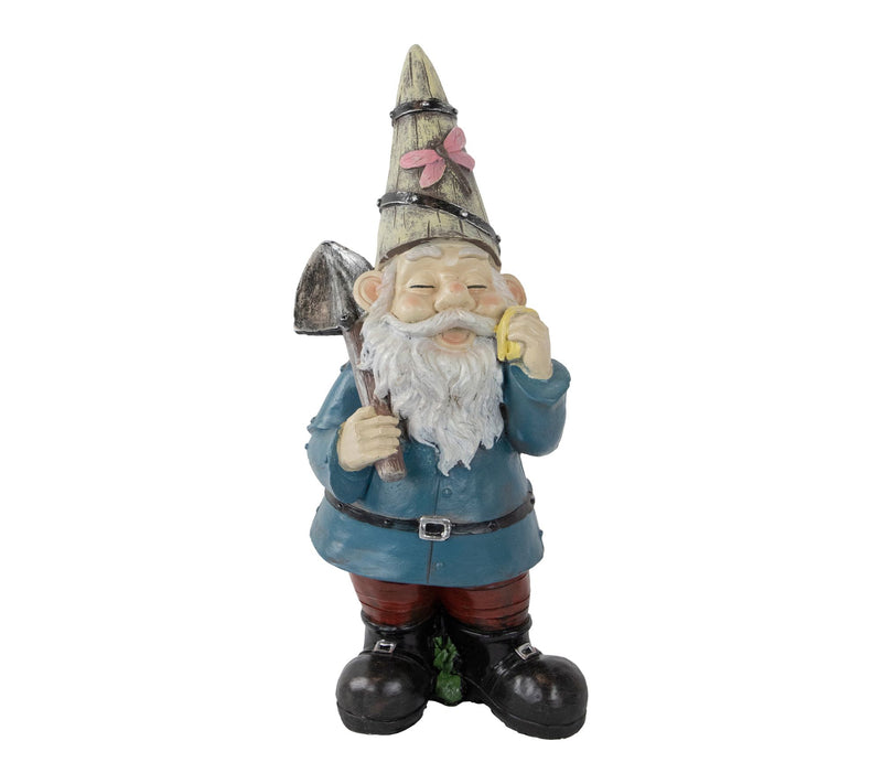 Northlight Gnome Outdoor Garden Statue 15.25" — Main view