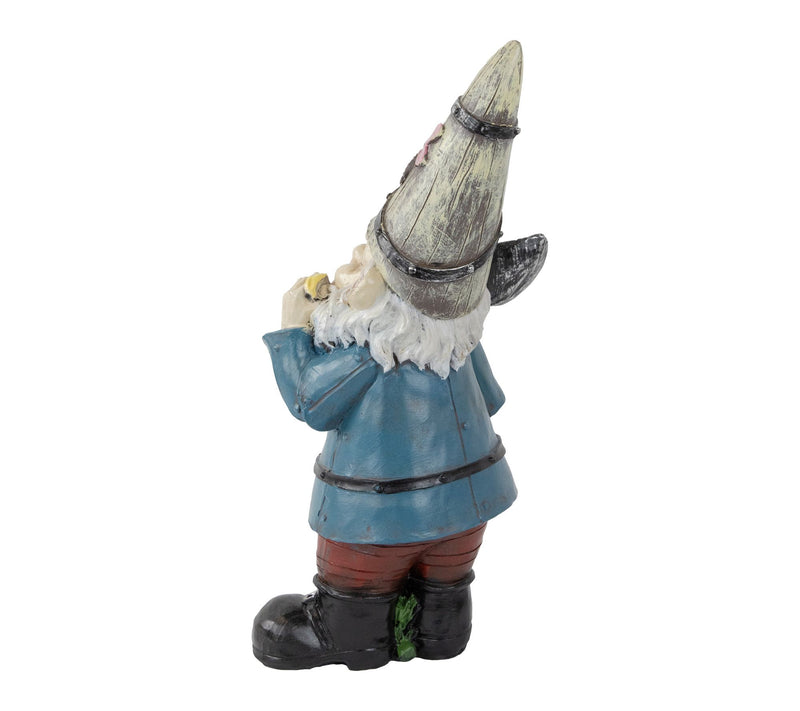Northlight Gnome Outdoor Garden Statue 15.25" — View 4