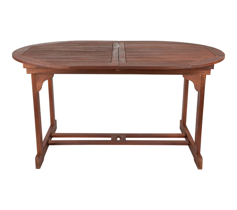 Northlight Oval Acacia Wood Folding Patio Dining Table — Main view