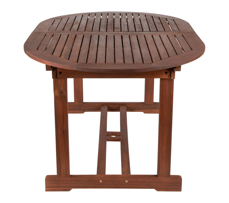 Northlight Oval Acacia Wood Folding Patio Dining Table — View 3
