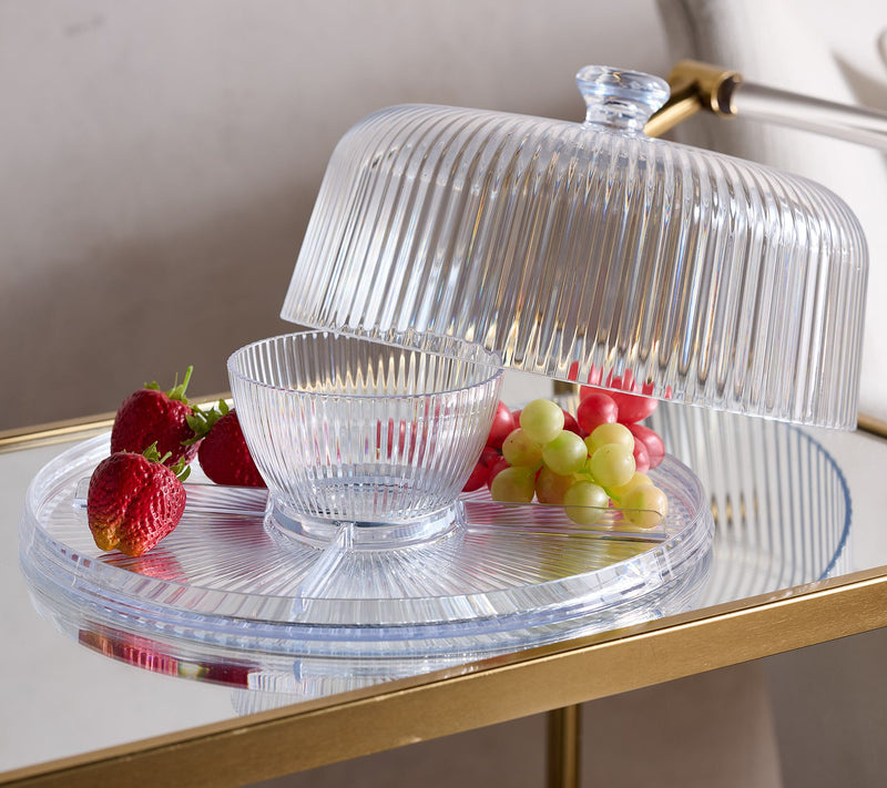 Home Reflections 3-in-1 Cake Stand, Platter, or Punch Bowl — View 2