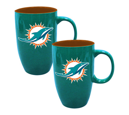 The Memory Company 2pk 20oz NFL Ceramic Team Color Tall Mug