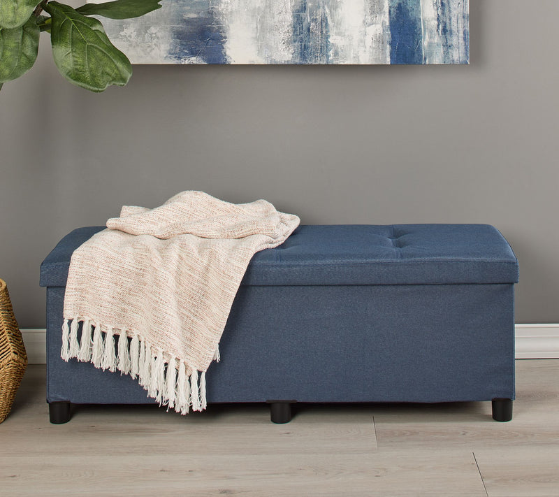 Home Reflections Collapsible Storage Bench — View 9