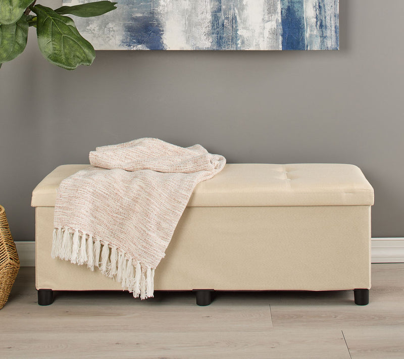 Home Reflections Collapsible Storage Bench — View 10