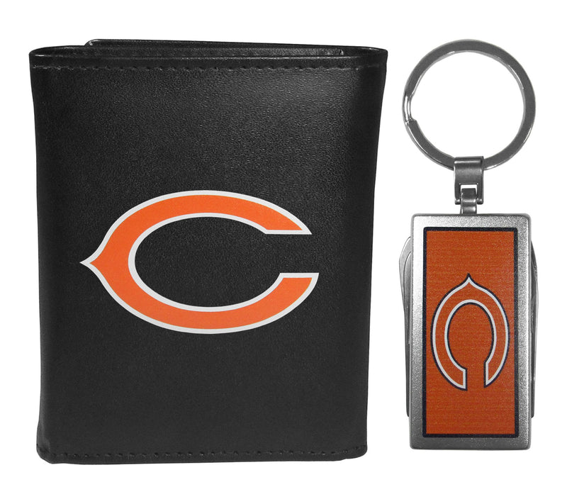 Siskiyou Sports NFL Leather Tri-fold & Key Chain — Main view