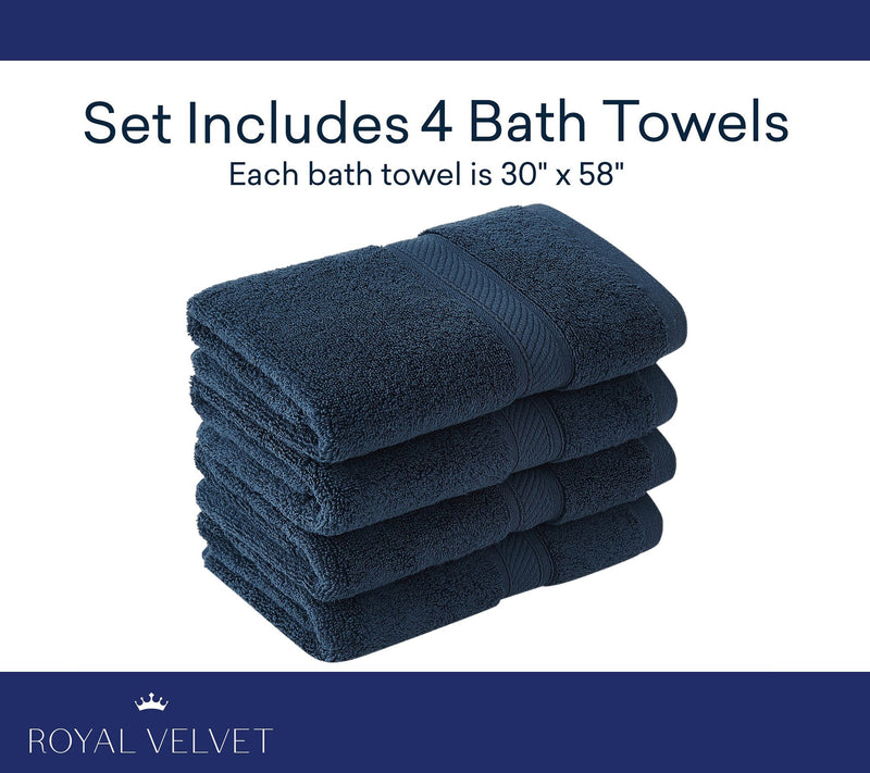 Royal Velvet Regal Plush 4 Piece Bath Towel — View 4