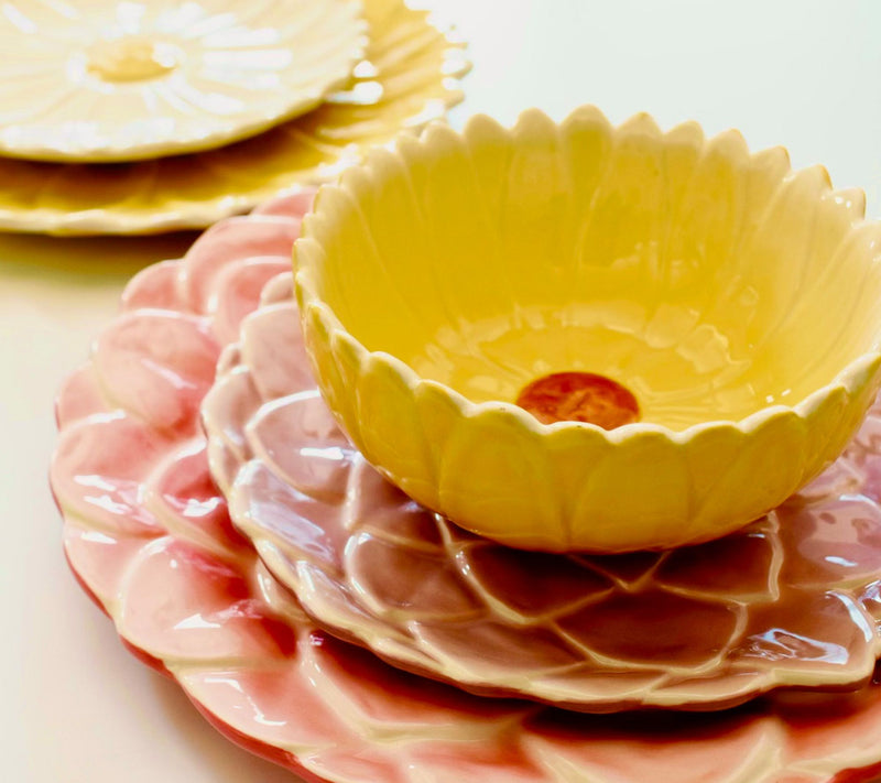 Ode to Color by Lori Weitzner S/4 Flower Salad Plates — View 4