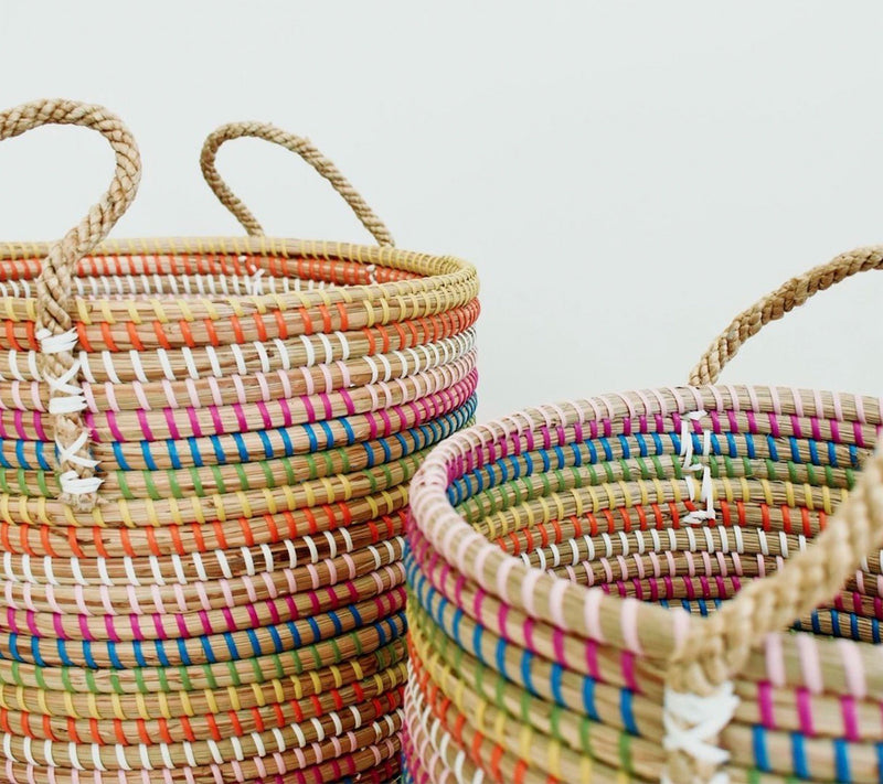 Ode to Color by Lori Weitzner S/2 Baskets Small & Medium — View 3