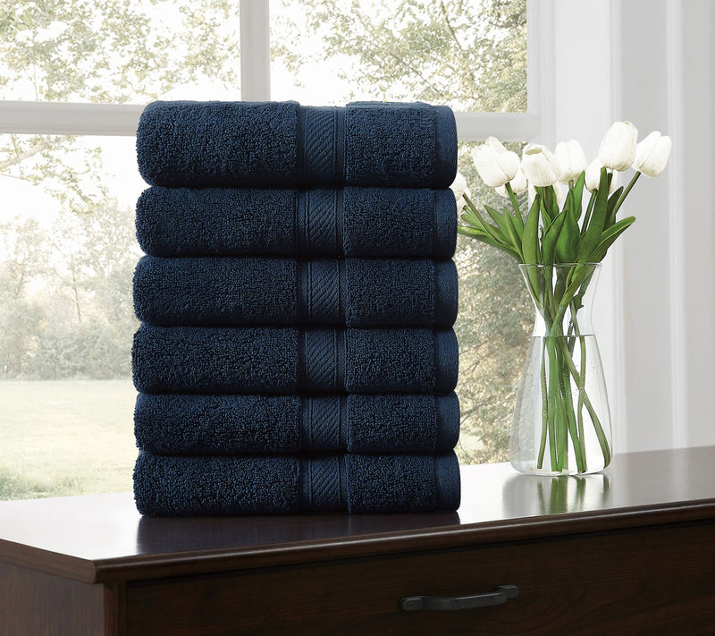Royal Velvet Regal Plush 6-Piece Hand Towel — Main view