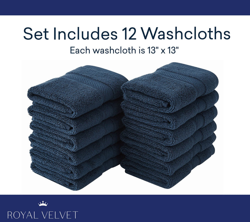 Royal Velvet Regal Plush 12-Piece Wash Cloth — View 4