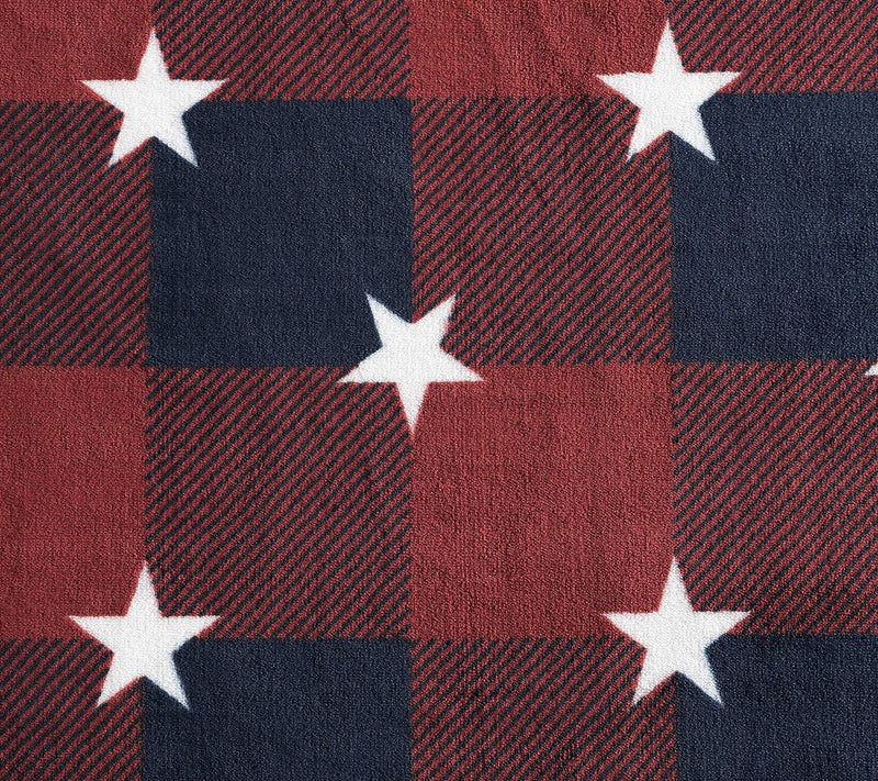 Eddie Bauer Americana Plush Fleece Throw Blanket — View 4