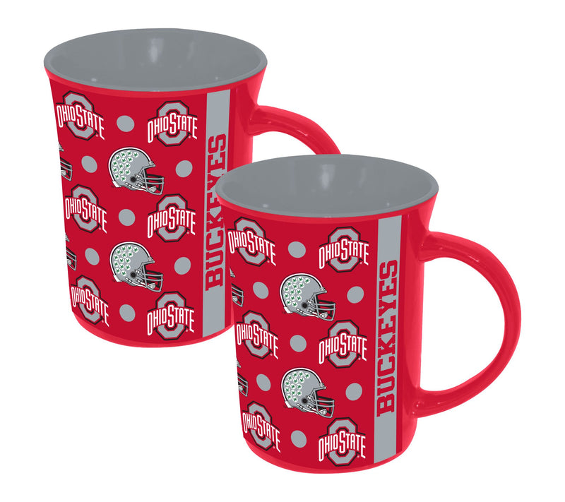 The Memory Company NCAA College 2pk 15oz Ceramic Line Up Mug — View 56