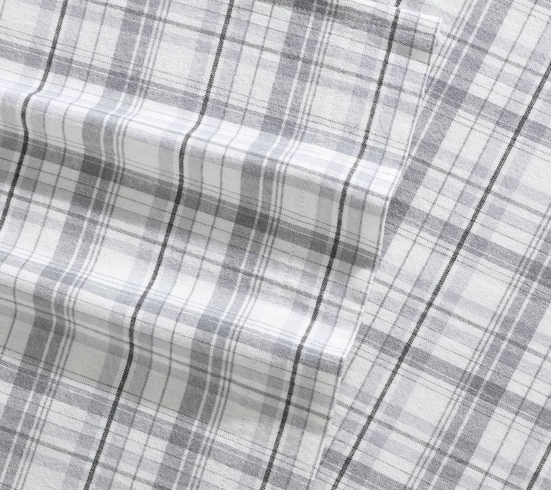 Eddie Bauer Beacon Hill Grey Cotton King SheetSet — View 4