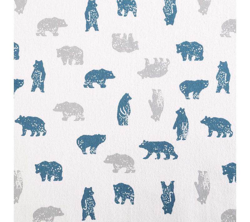 Eddie Bauer Bear Mountain Blue Cotton King Sheet Set — View 5