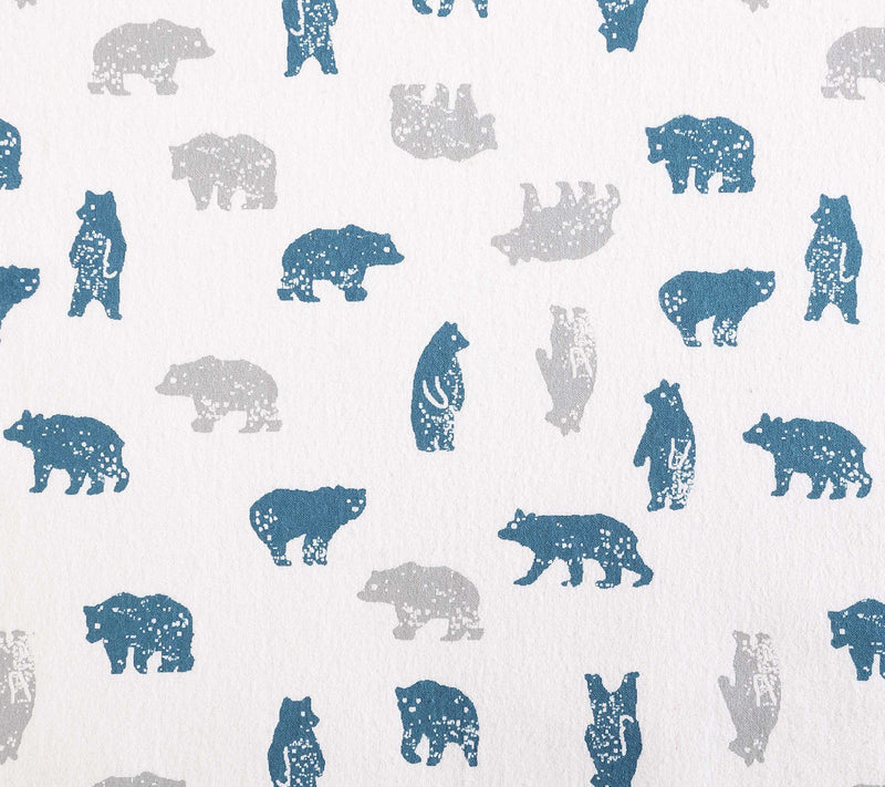 Eddie Bauer Bear Mountain Blue Cotton Full Sheet Set — View 5