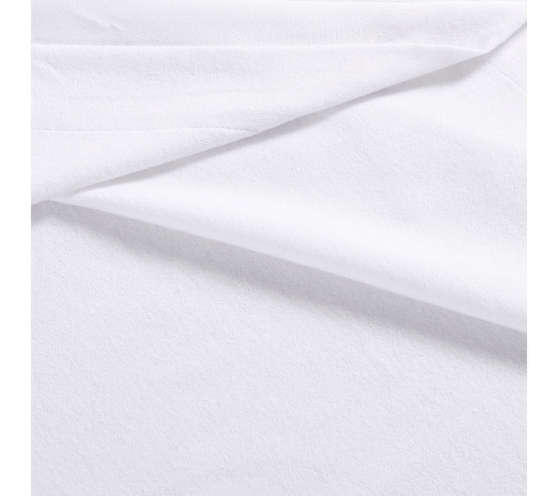 Eddie Bauer Solid White Cotton King Sheet Set — View 5