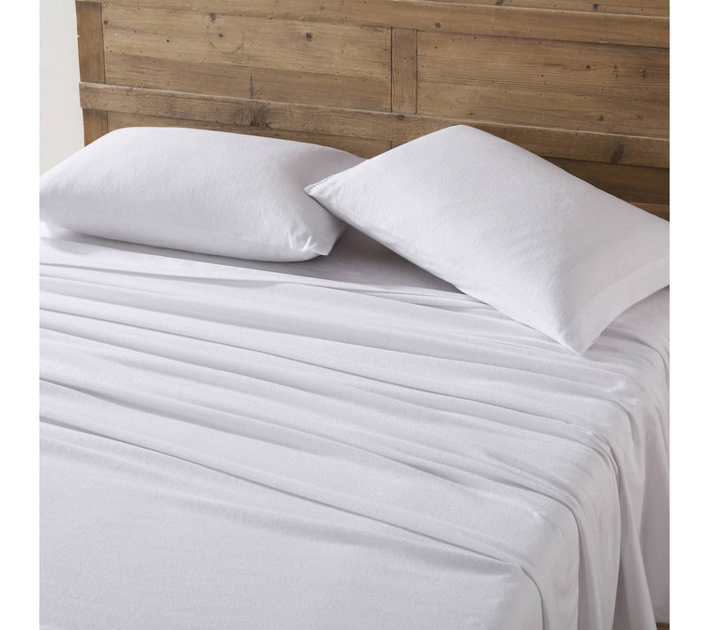 Eddie Bauer Solid White Cotton King Sheet Set — Main view