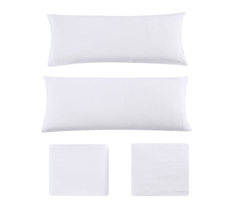 Eddie Bauer Solid White Cotton Full Sheet Set — View 7