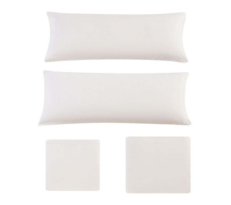 Eddie Bauer Solid Ivory Cotton King Sheet Set — View 7