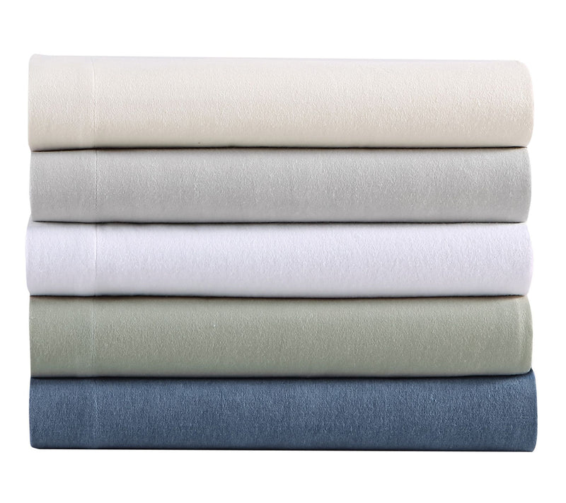 Eddie Bauer Solid Ivory Cotton King Sheet Set — View 8