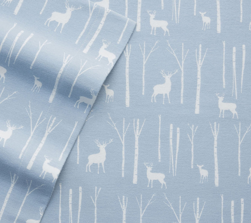 Eddie Bauer Birch Forest Blue Cotton King SheetSet — View 4