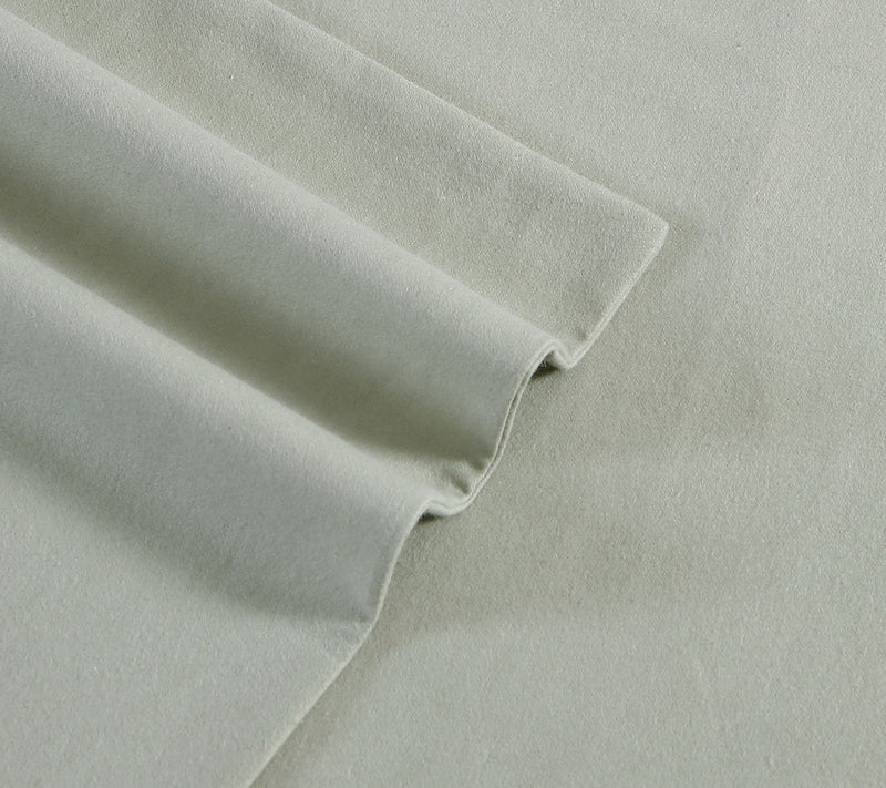Eddie Bauer Solid Green Cotton Full Sheet Set — View 4