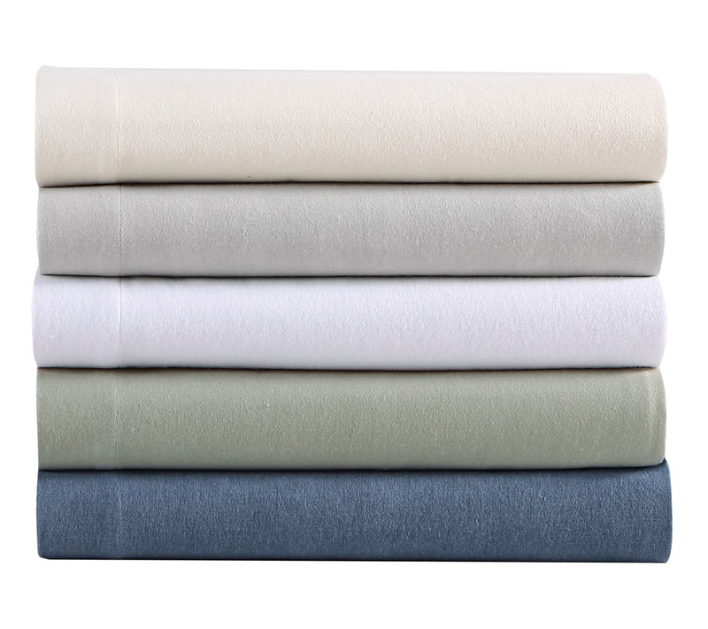 Eddie Bauer Solid Green Cotton Queen Sheet Set — View 8