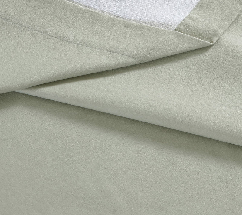 Eddie Bauer Solid Green Cotton Queen Sheet Set — View 5