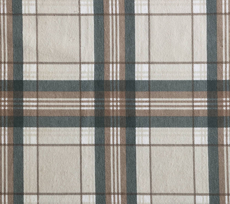 Eddie Bauer Edgewood Plaid Green Cotton Full Sheet Set — View 6