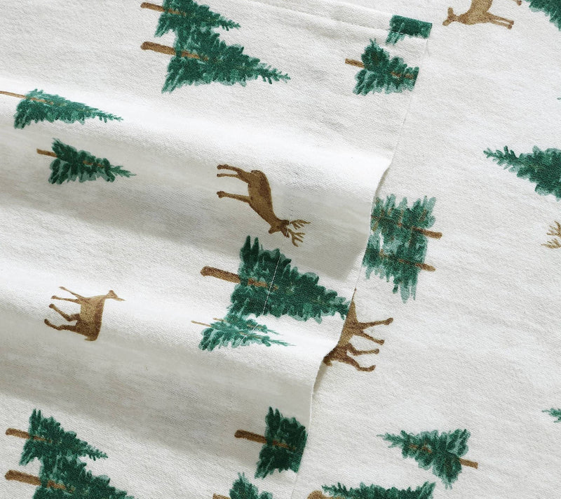 Eddie Bauer Deer Hollow Beige Cotton Full SheetSet — View 3