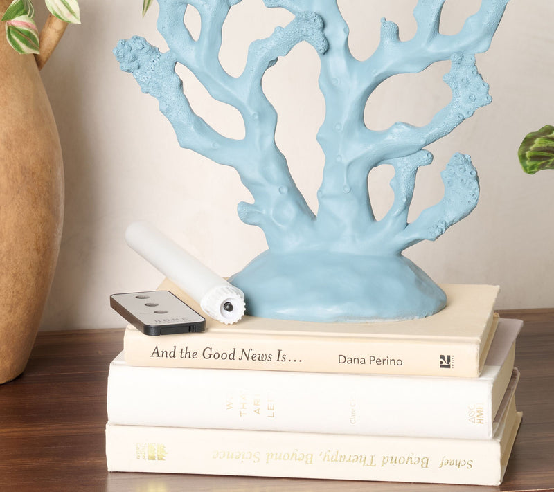 Home Reflections 14" Coral Candelabra w/ Flameless Taper — View 4