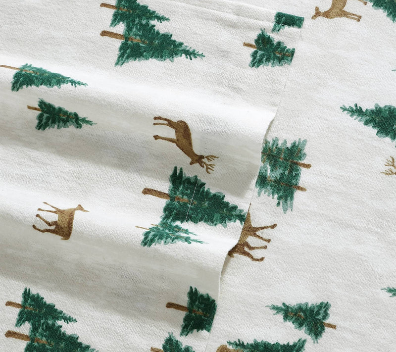 Eddie Bauer Deer Hollow Beige Cotton King SheetSet — View 3
