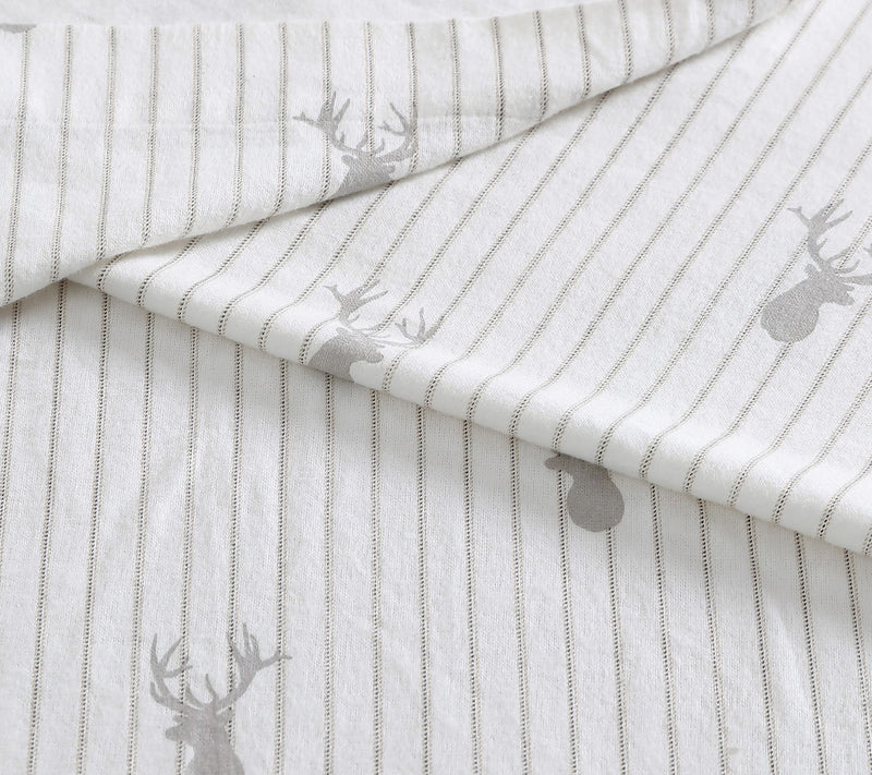 Eddie Bauer Deer Lodge Beige Cotton Twin SheetSet — View 6