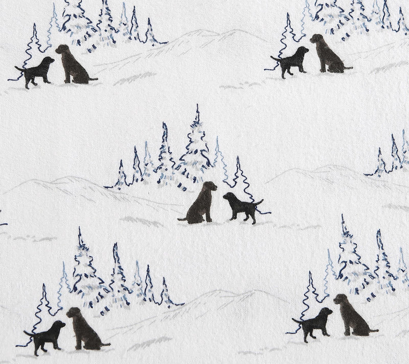 Eddie Bauer Dog Friends White Cotton Queen Sheet Set — View 6