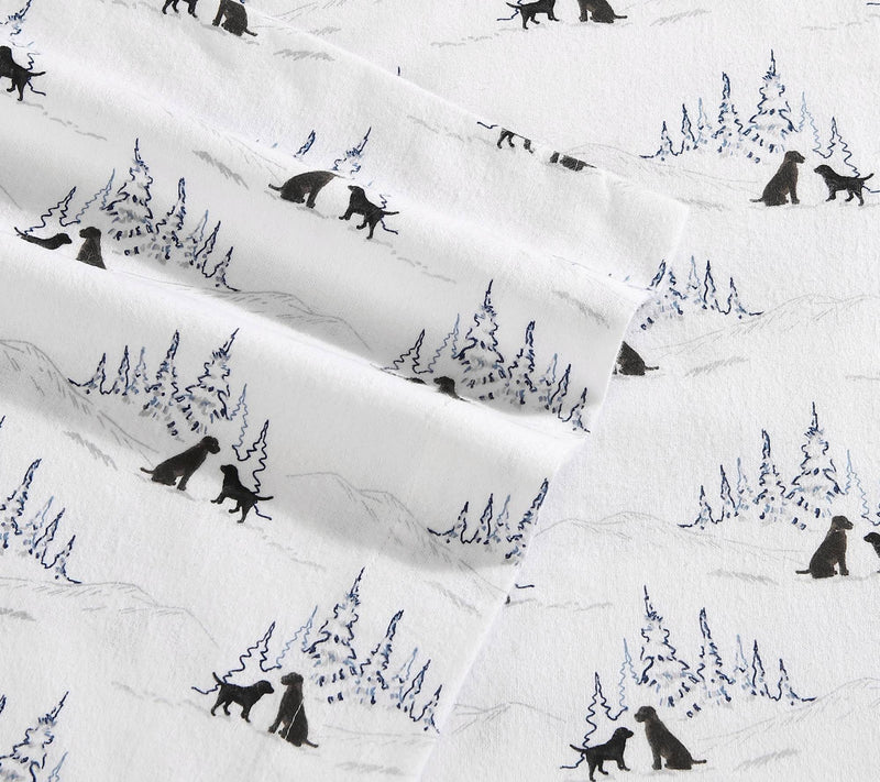 Eddie Bauer Dog Friends White Cotton Twin SheetSet — View 4