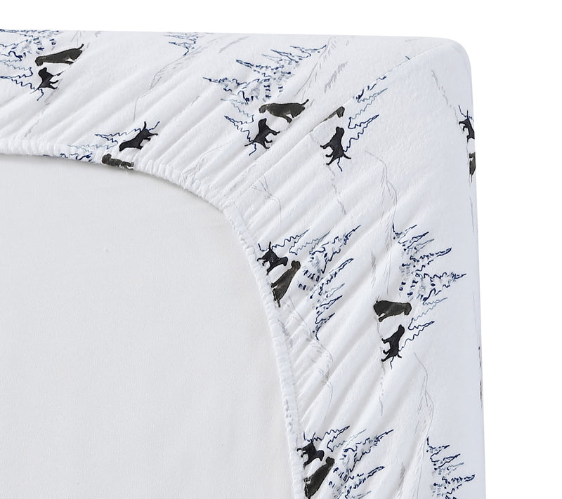 Eddie Bauer Dog Friends White Cotton King SheetSet — View 5