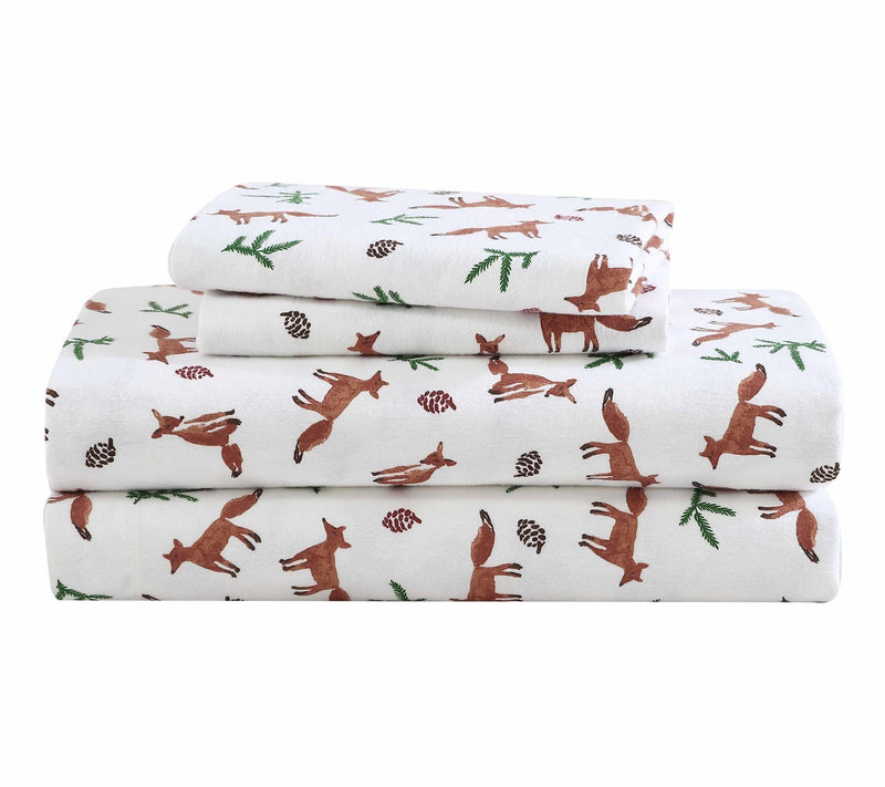 Eddie Bauer Fox Trail Orange Cotton Twin SheetSet — View 10
