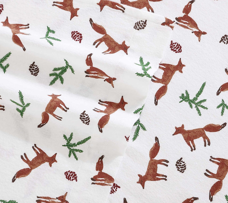 Eddie Bauer Fox Trail Orange Cotton Twin SheetSet — View 4